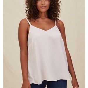 Torrid- 0, NWT Peach Blush SOPHIE CHARMEUSE SWING CAMI